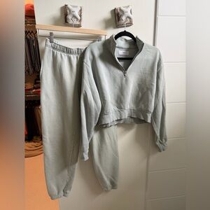 TNA Green Sweat Set